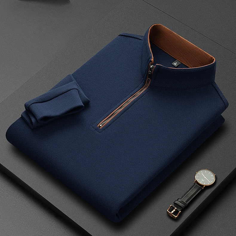 Vincent | Refined Quarter Zip Sweater