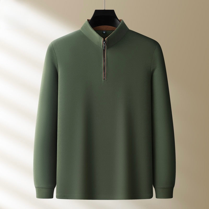 Vincent | Refined Quarter Zip Sweater