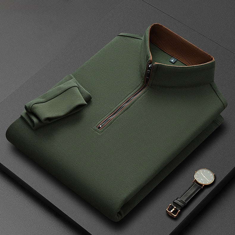 Vincent | Refined Quarter Zip Sweater