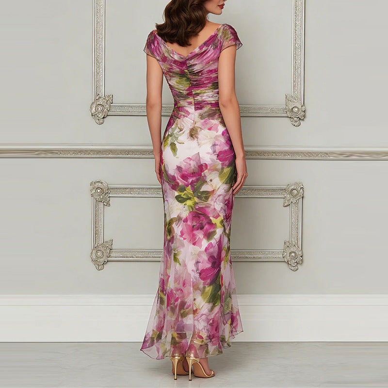 Seraphina | Floral Off-Shoulder Maxi Dress