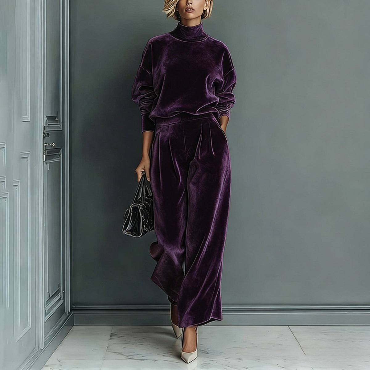 Mitchell | Set with Cape Sleeves