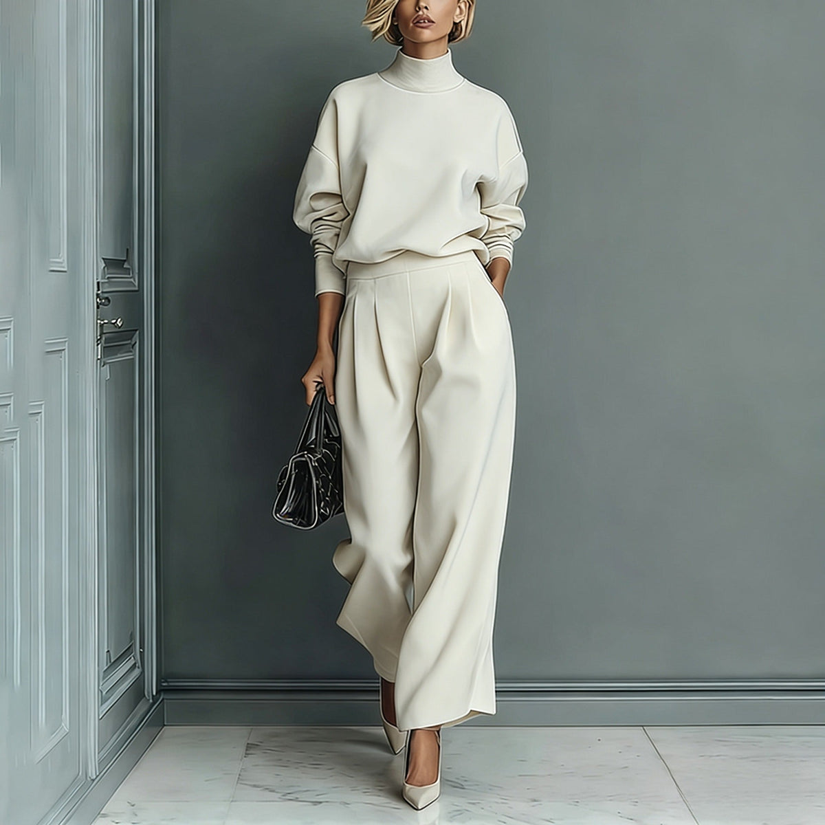 Mitchell | Set with Cape Sleeves