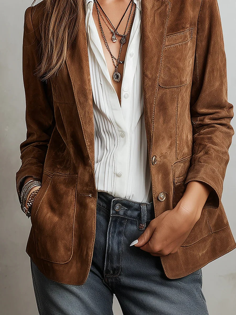 Tamsin | Suede Blazer