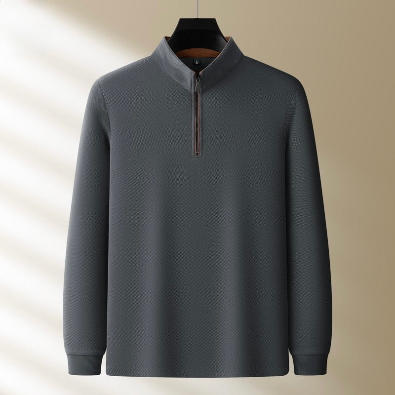 Vincent | Refined Quarter Zip Sweater