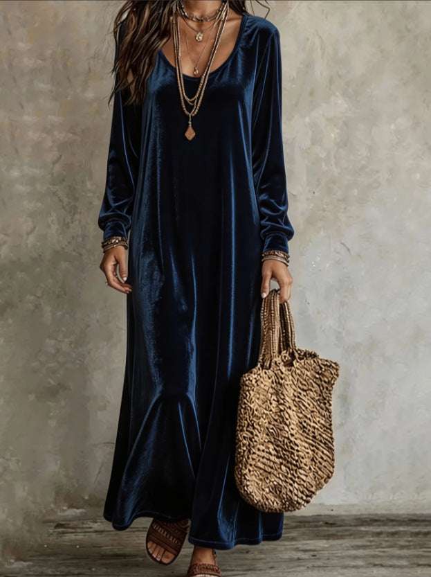 Seraphina | Velvet Maxi Dress