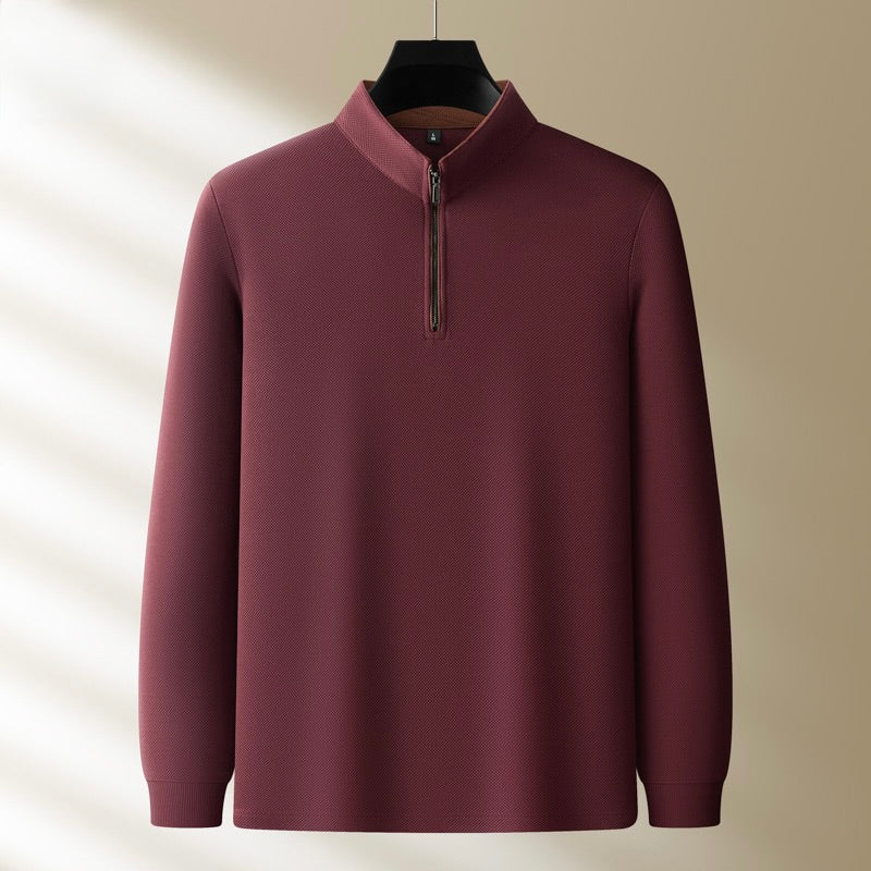 Vincent | Refined Quarter Zip Sweater