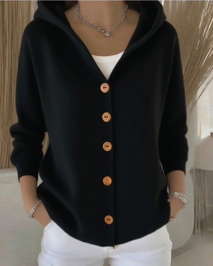 Concettina | Hooded Knit Cardigan