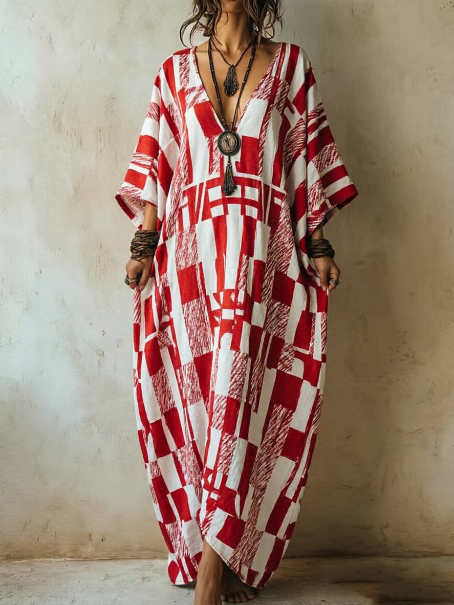 Soraya | Bohemian Print Maxi Dress