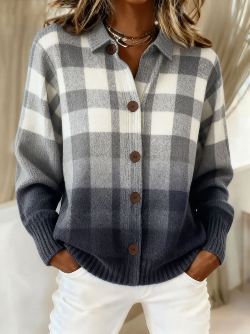 Esmeralda | Tartan Plaid Cardigan