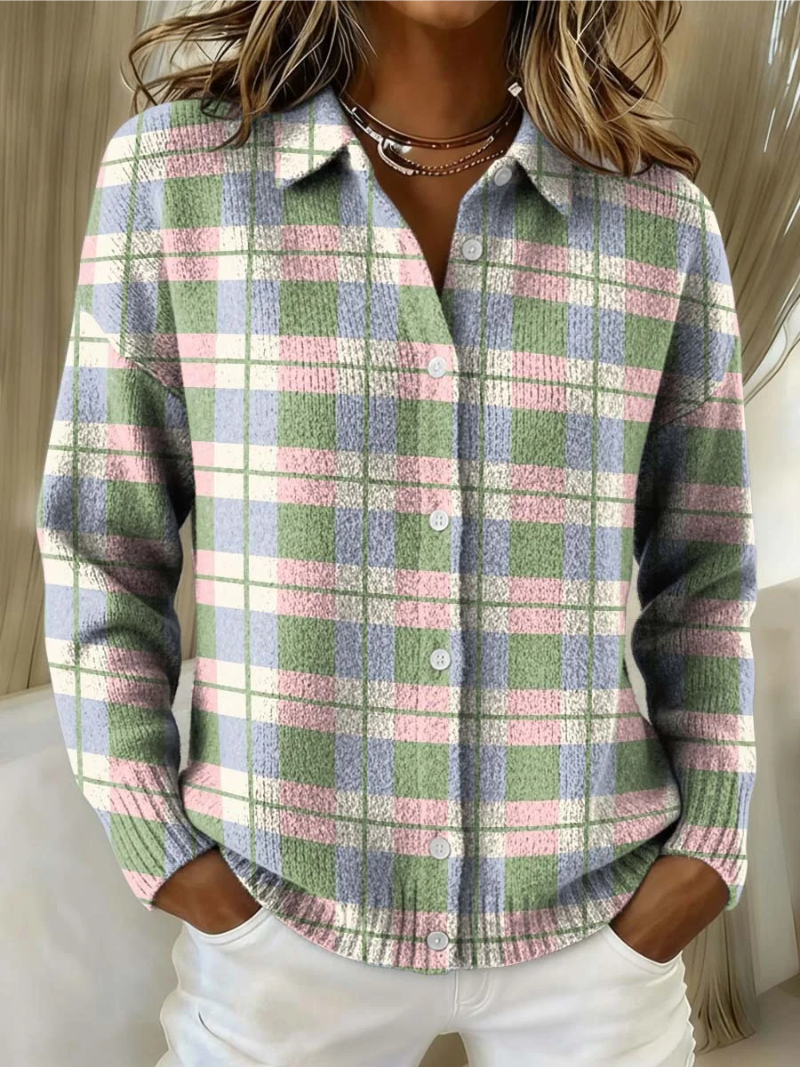 Esmeralda | Tartan Plaid Cardigan