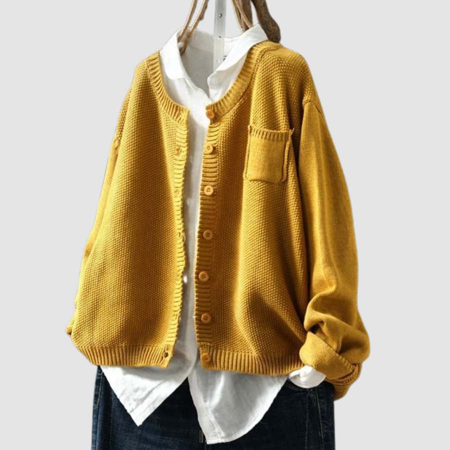 Lavinia | Relaxed Button Up Cardigan