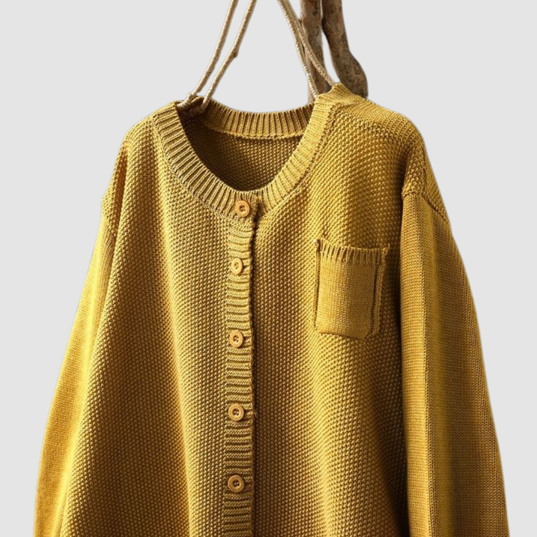 Lavinia | Relaxed Button Up Cardigan