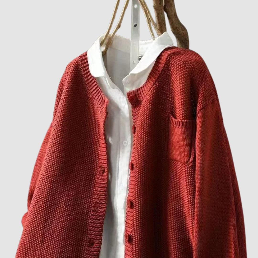 Lavinia | Relaxed Button Up Cardigan
