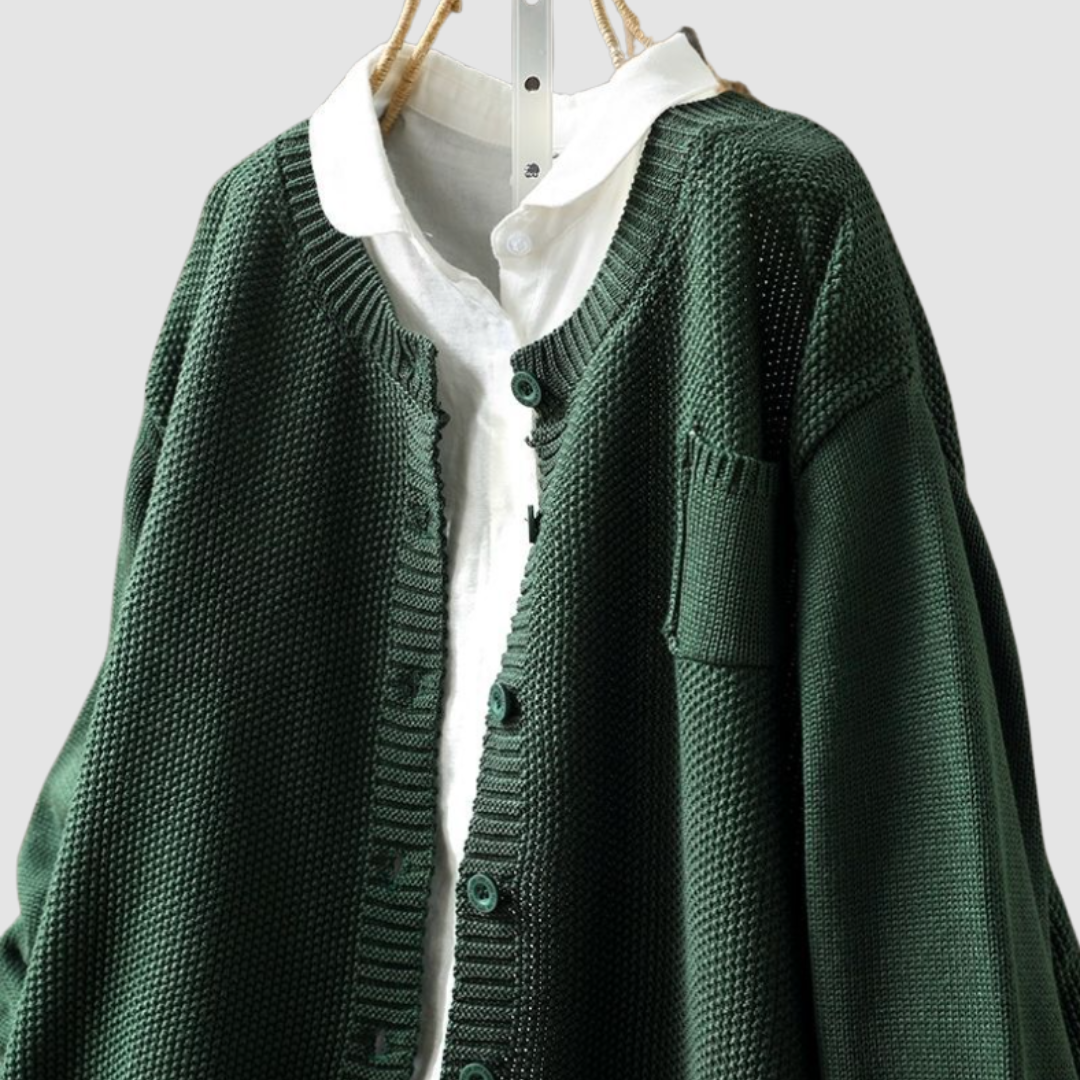 Lavinia | Relaxed Button Up Cardigan