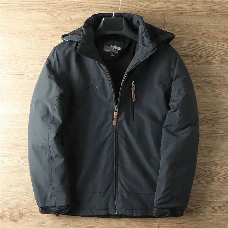 Mason | Hooded Jacket with Zip Chest Pocket