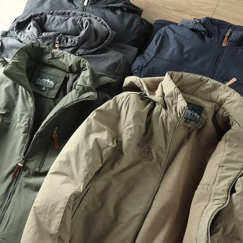 Mason | Hooded Jacket with Zip Chest Pocket