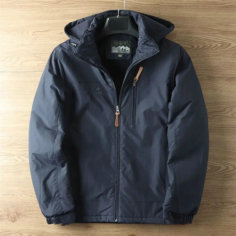 Mason | Hooded Jacket with Zip Chest Pocket