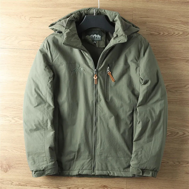 Mason | Hooded Jacket with Zip Chest Pocket