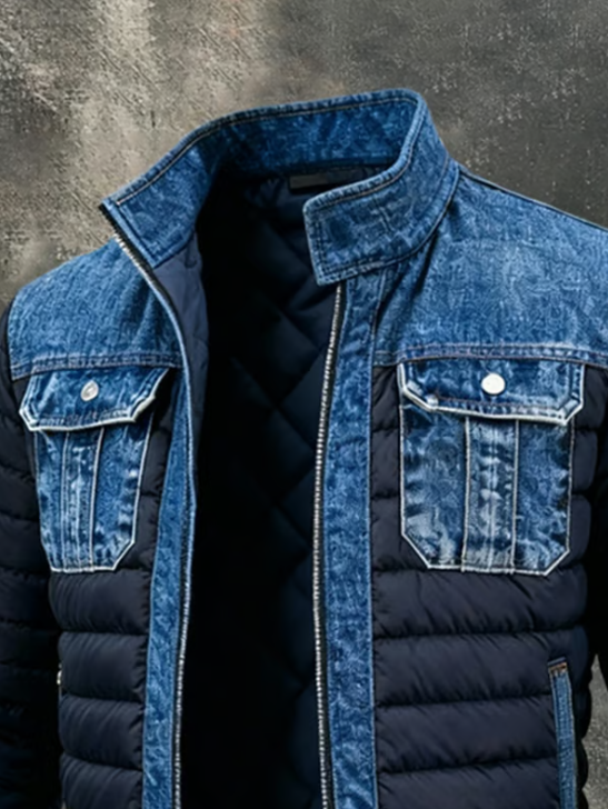 Wesley | Quilted Denim Hybrid Jacket