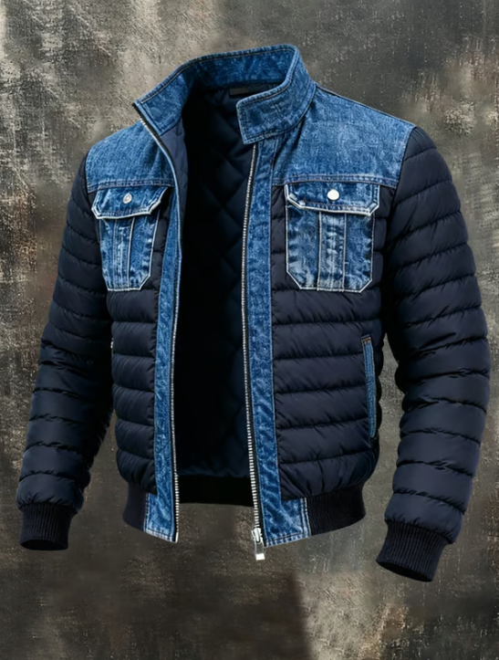 Wesley | Quilted Denim Hybrid Jacket