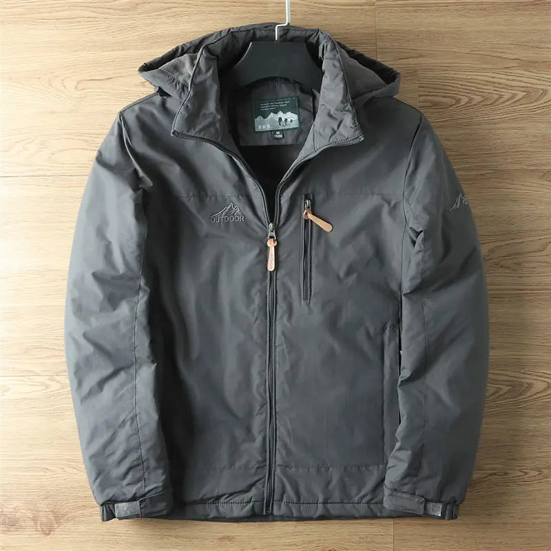 Mason | Hooded Jacket with Zip Chest Pocket