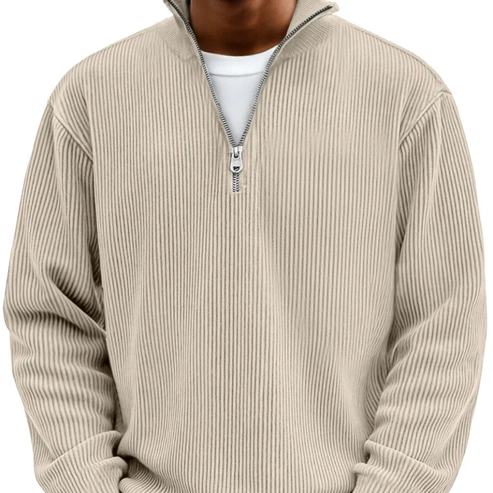 Andre | Half Zip Long Sleeve Sweater