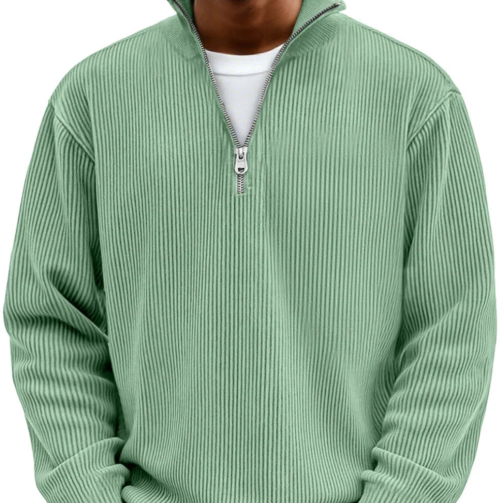 Andre | Half Zip Long Sleeve Sweater