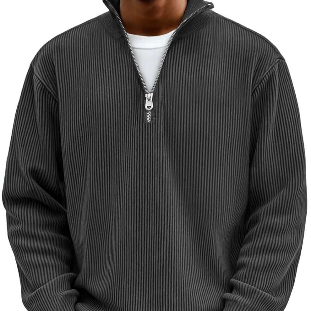Andre | Half Zip Long Sleeve Sweater
