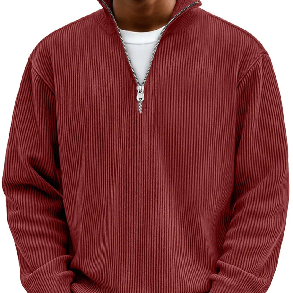 Andre | Half Zip Long Sleeve Sweater