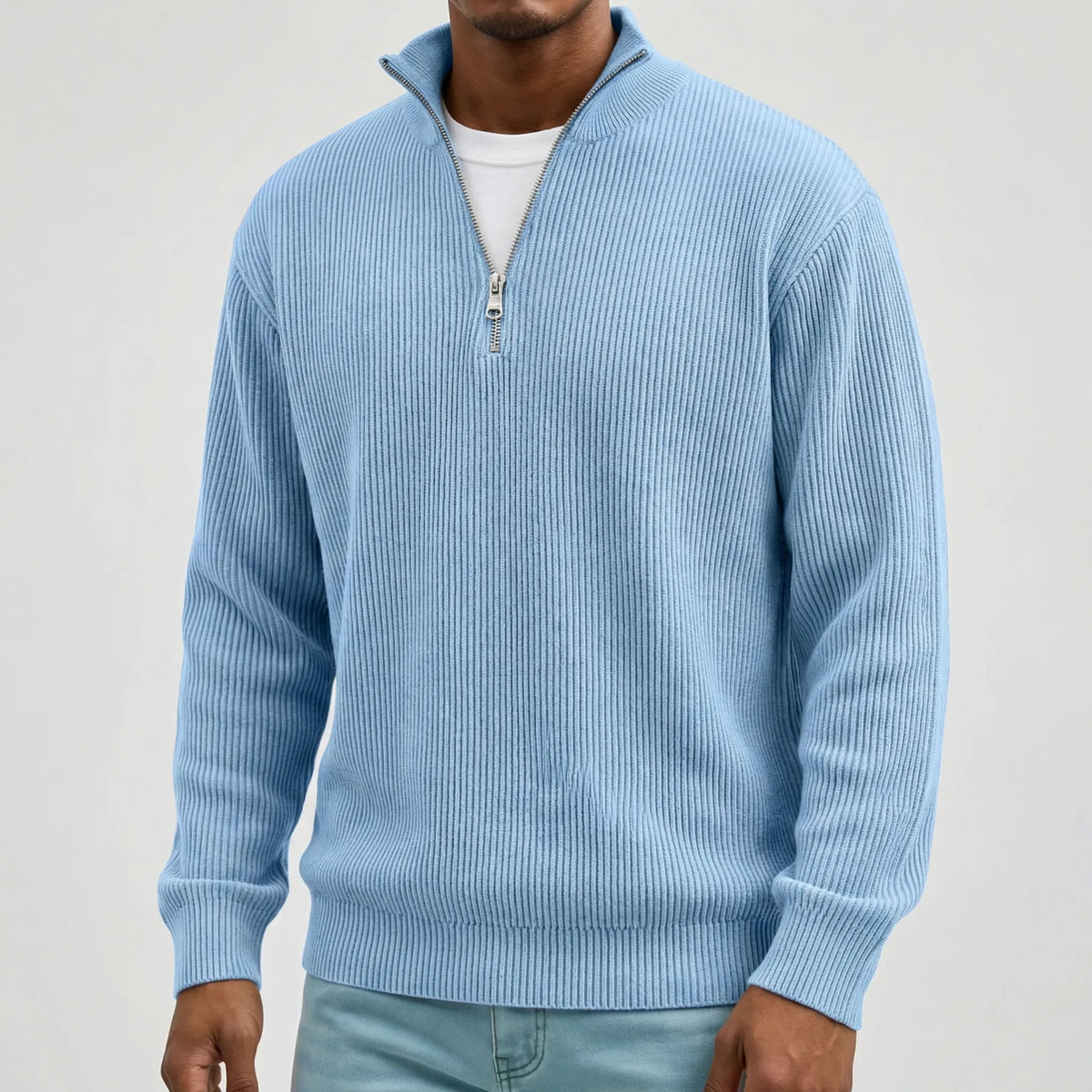 Andre | Half Zip Long Sleeve Sweater