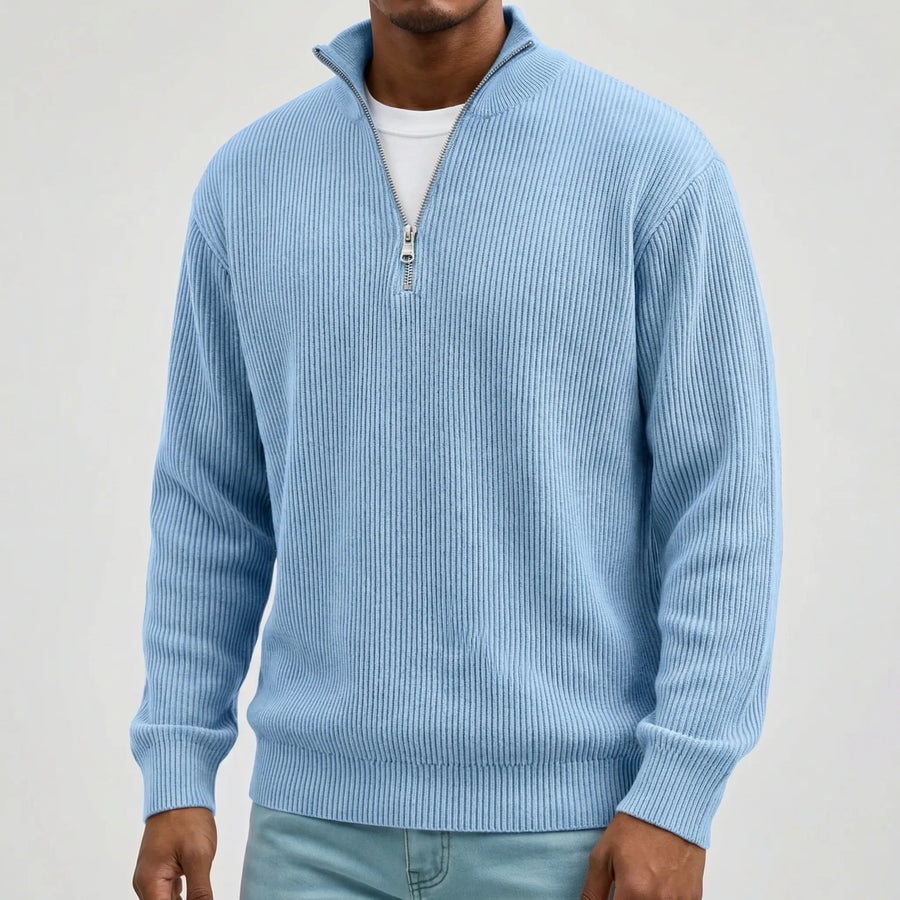 Andre | Half Zip Long Sleeve Sweater