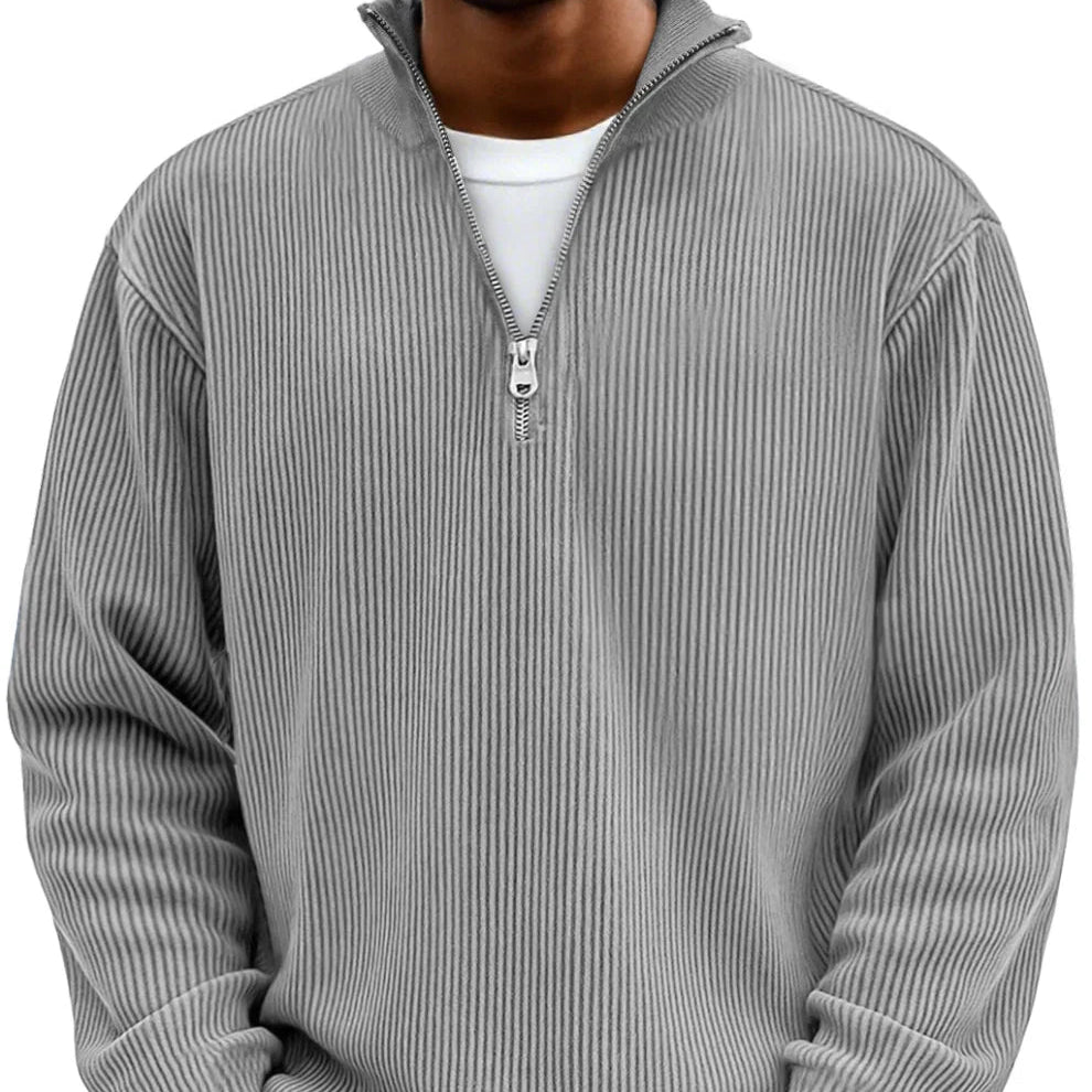 Andre | Half Zip Long Sleeve Sweater