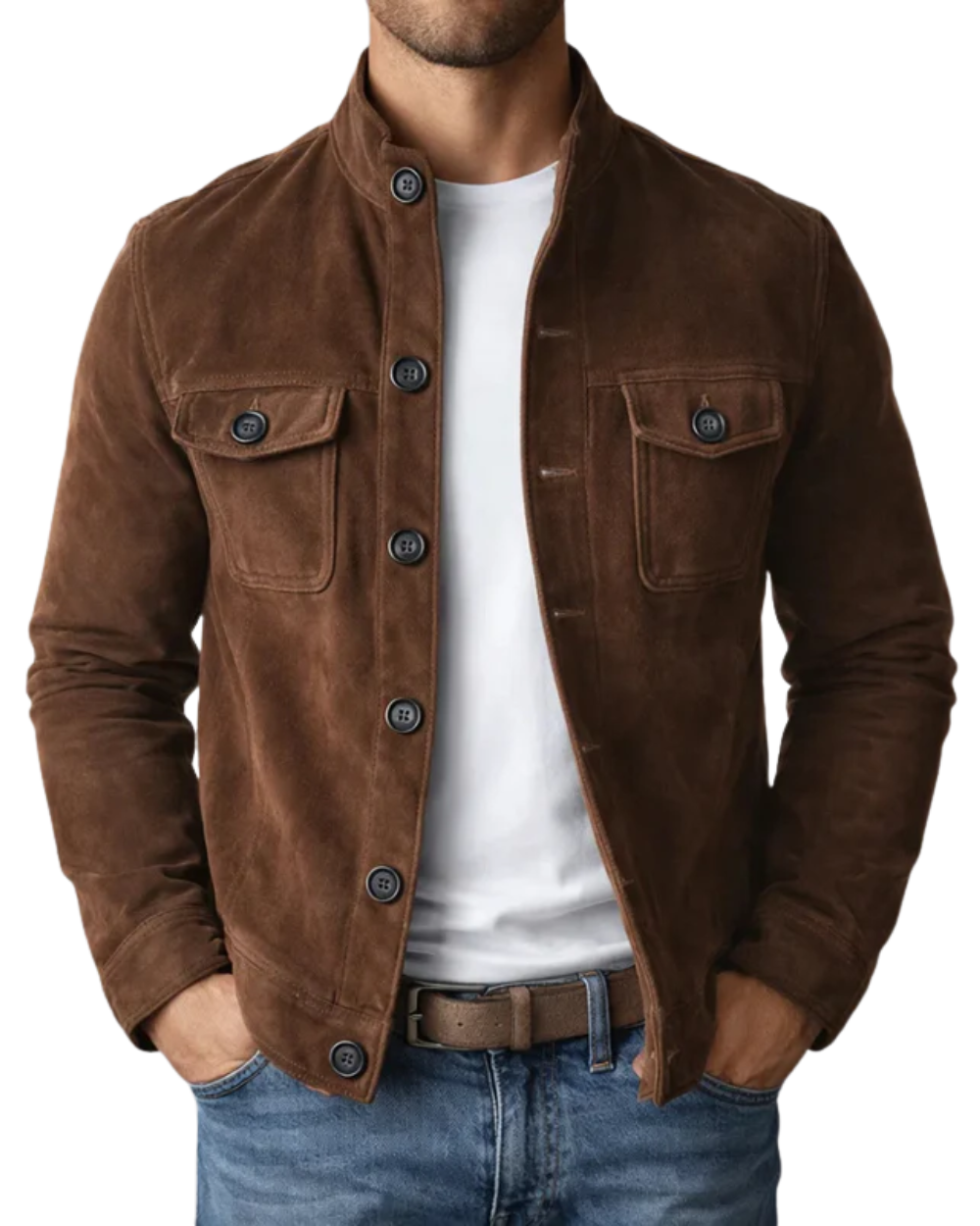 Preston | Premium Suede Bomber Jacket