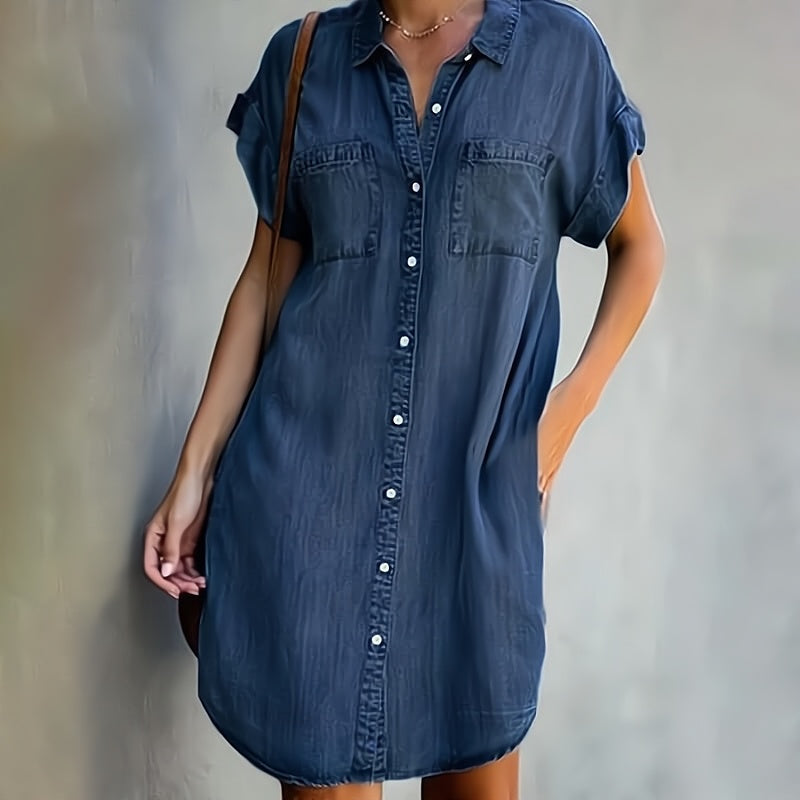 Lunarelle | Denim Shirt Dress