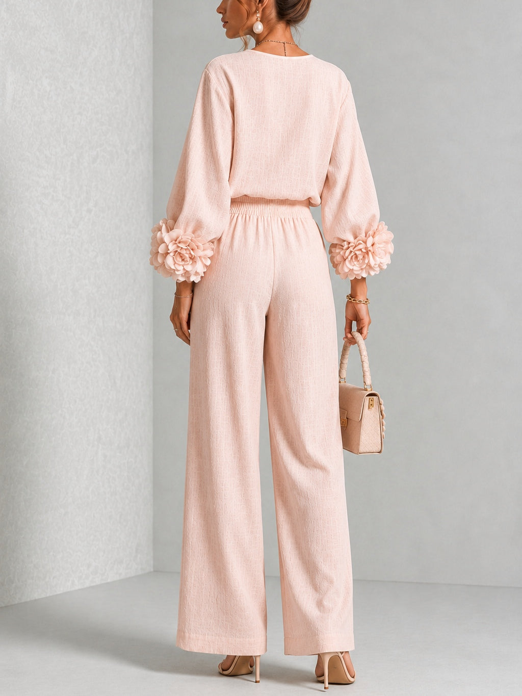 Rosali | Floral Cuff Two Piece Set