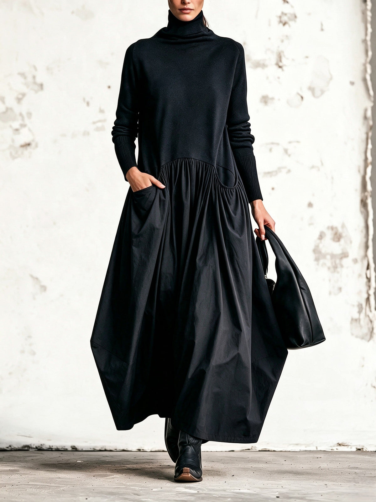 Camilla | High Neck Maxi Dress