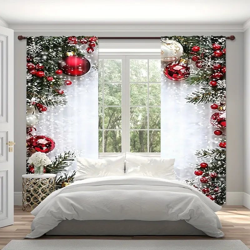 Aurelinneva | Christmas Style Curtains