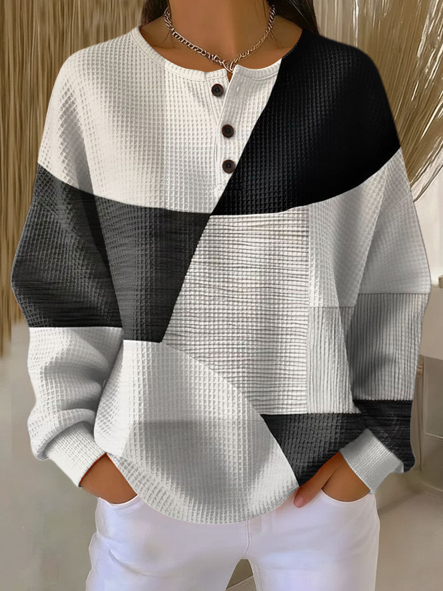 Clementina | Double-Layer Textured Sweater