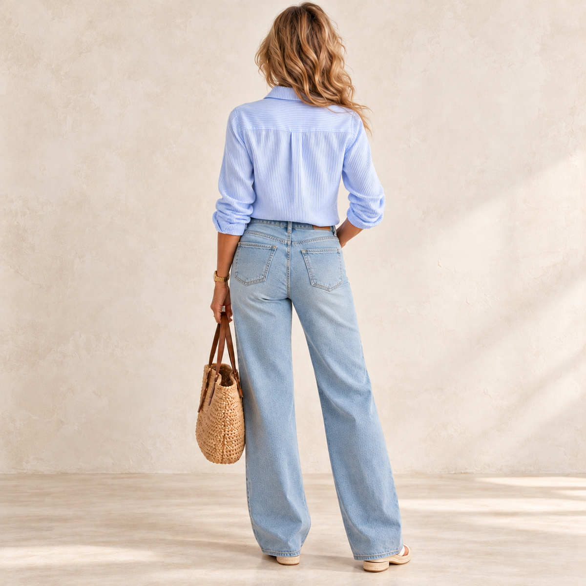 Yasmine | Ruffle Button Blouse