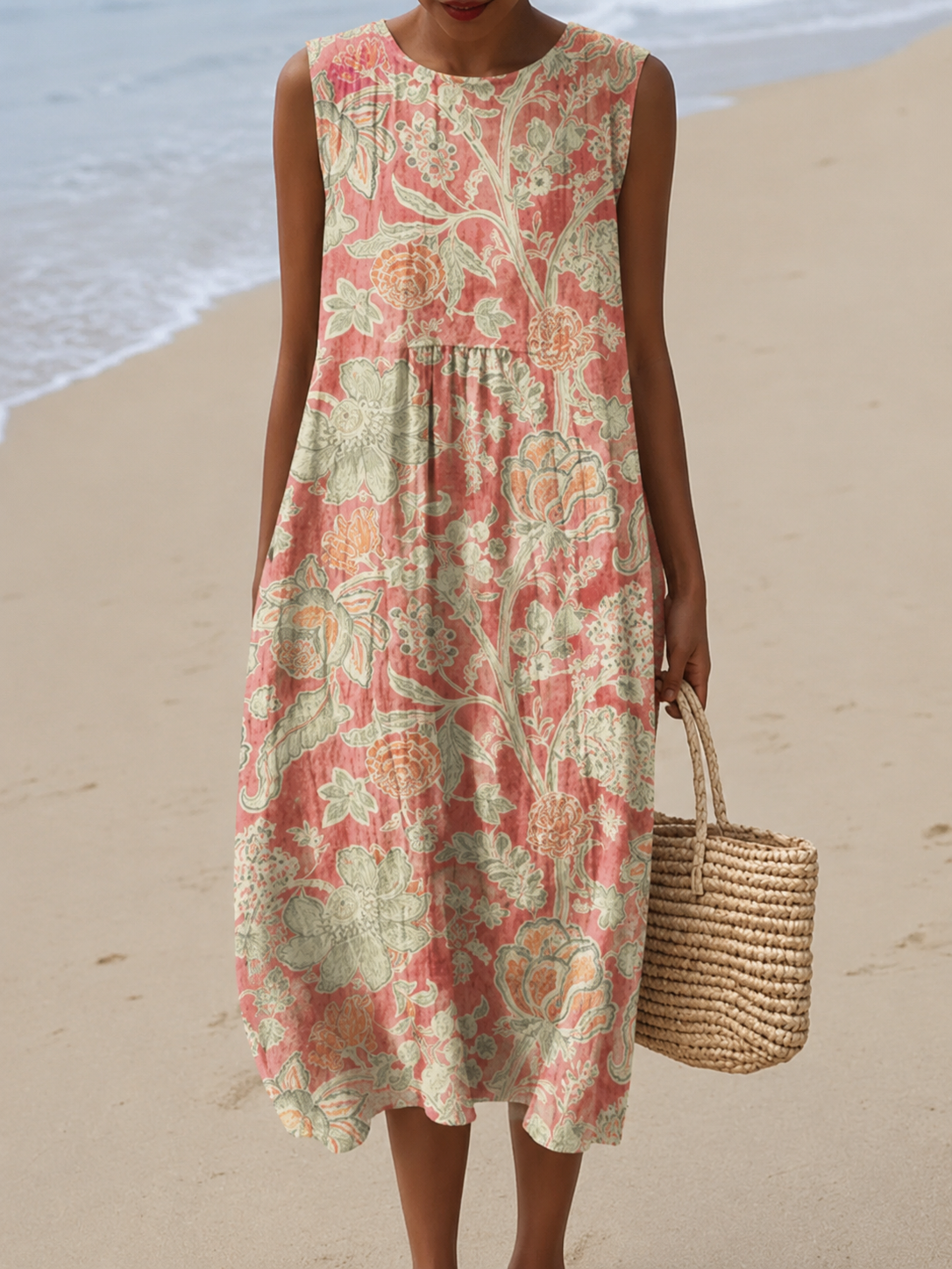 Aveline | Cotton Midi Dress