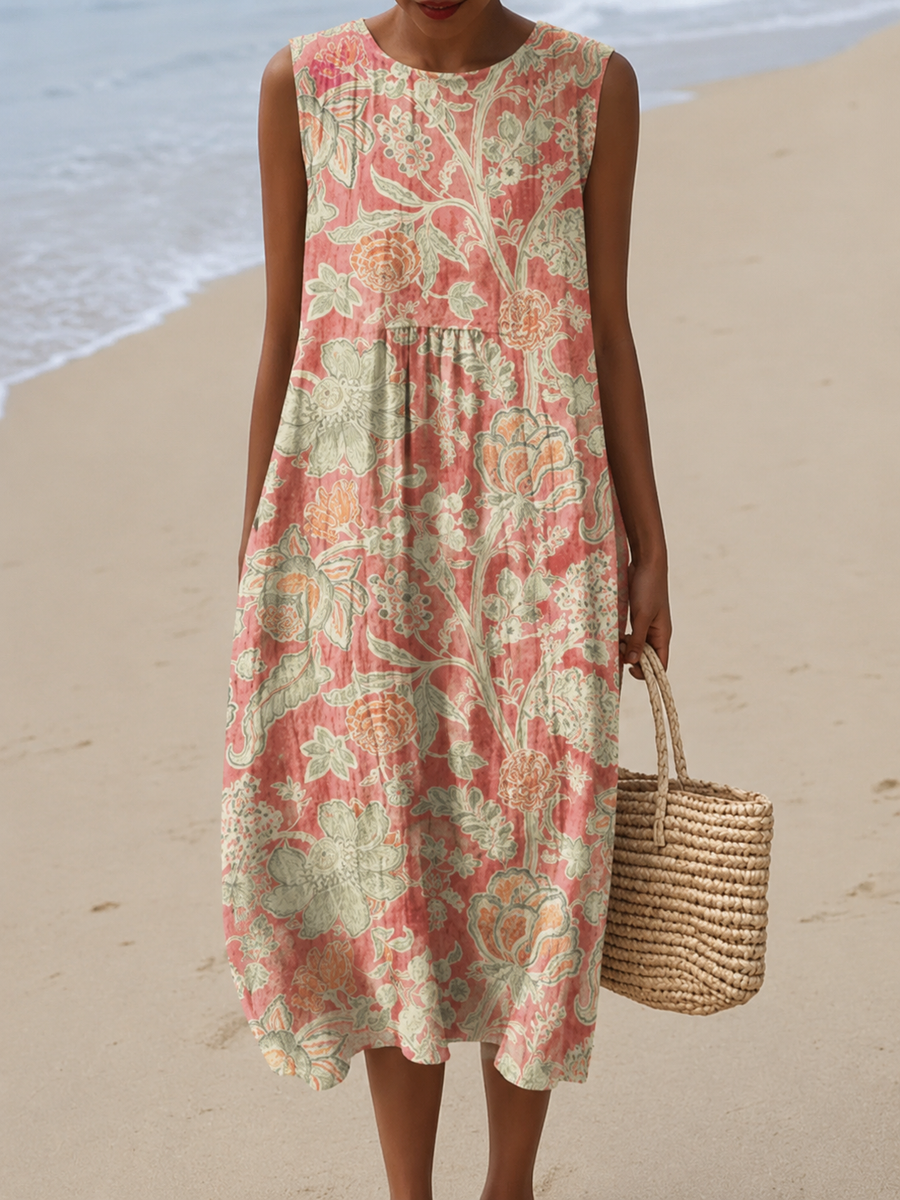 Aveline | Cotton Midi Dress