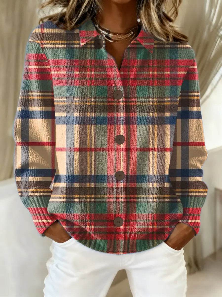 Esmeralda | Tartan Plaid Cardigan