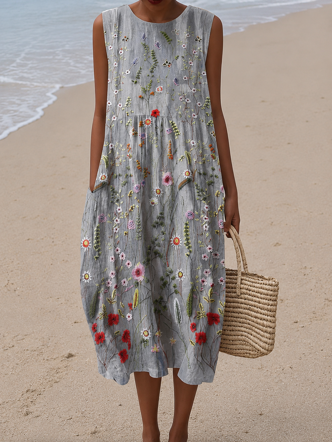 Agnes | Cotton Midi Dress