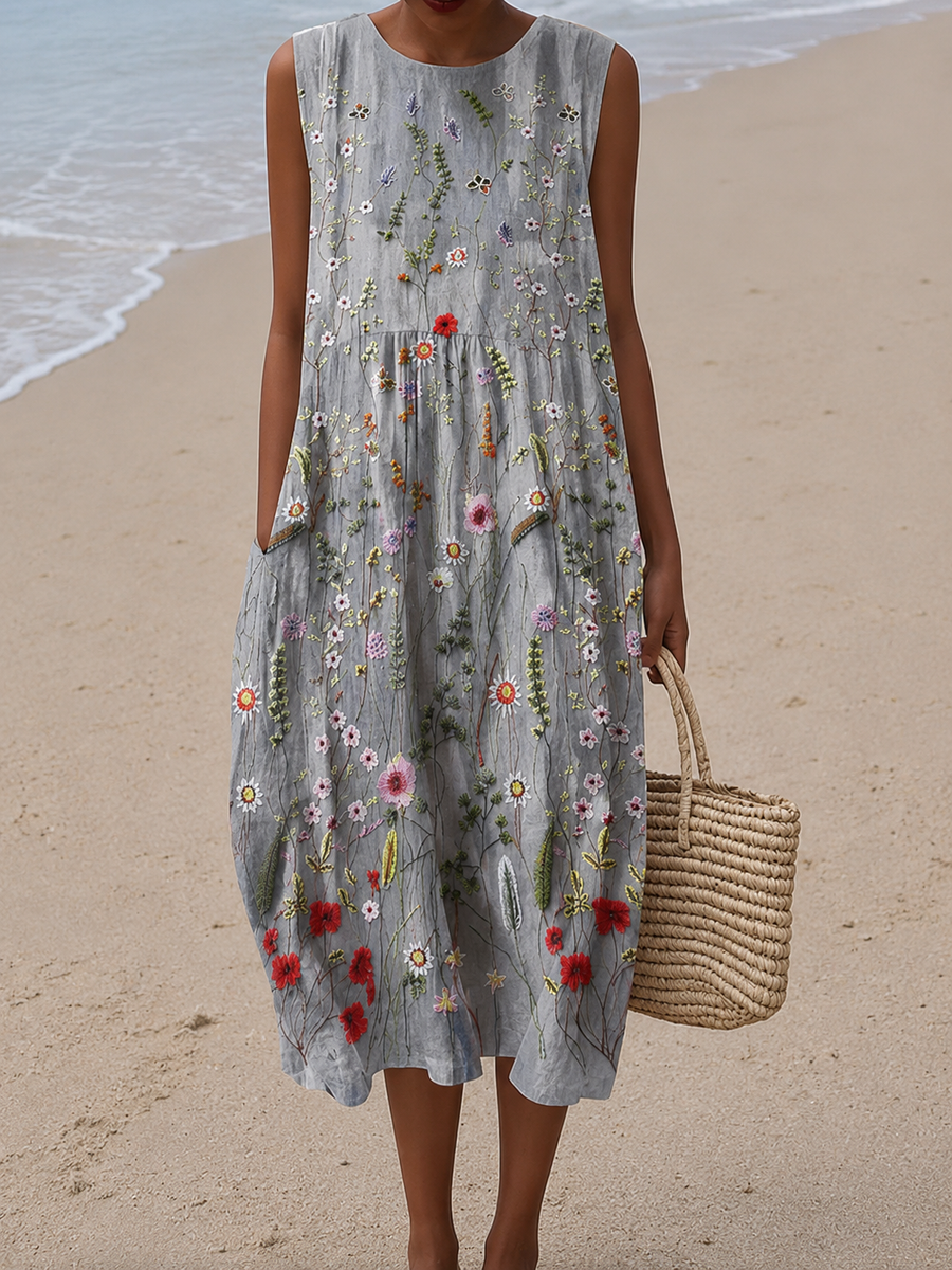 Agnes | Cotton Midi Dress