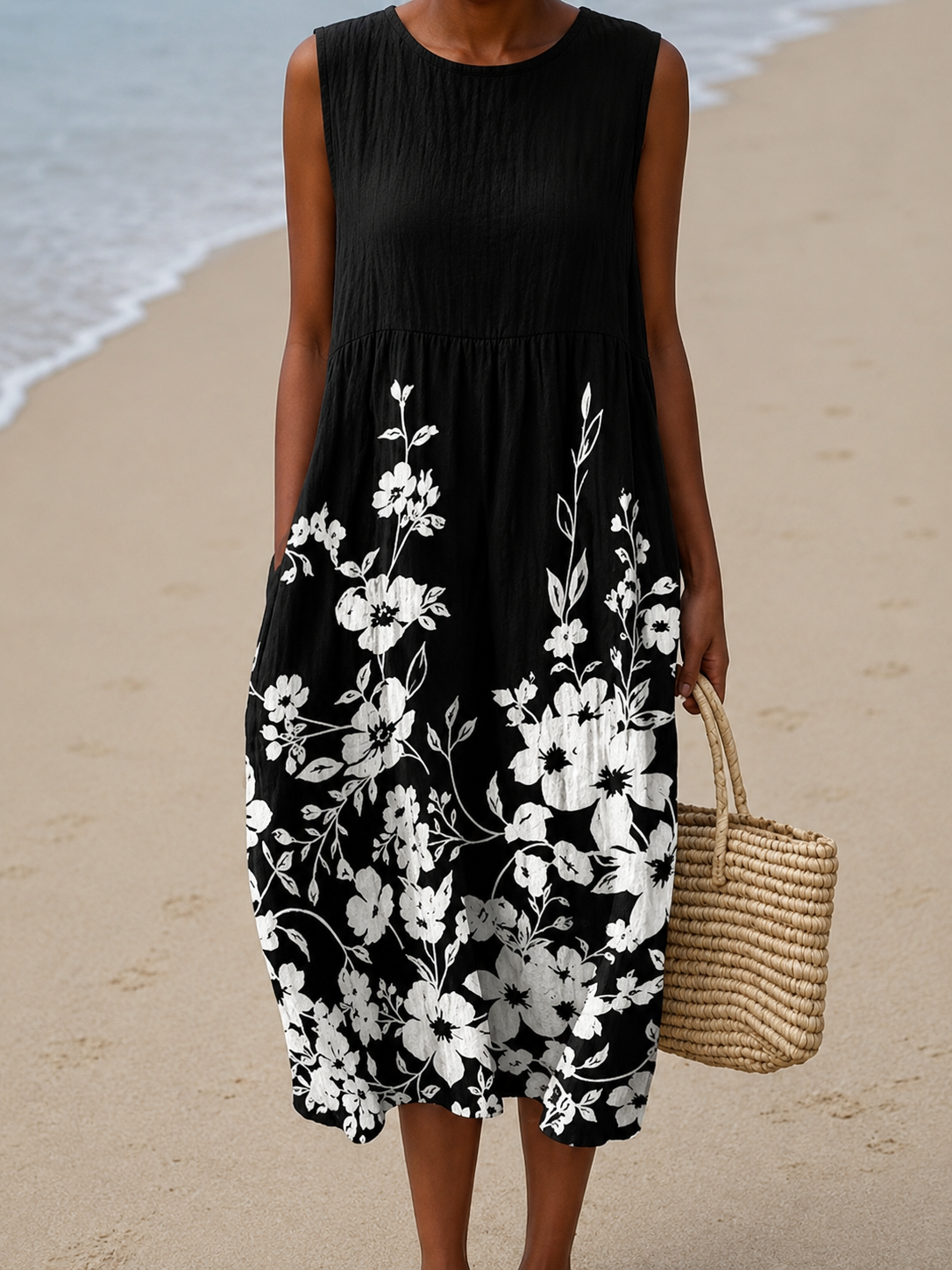Carmela | Cotton Midi Dress