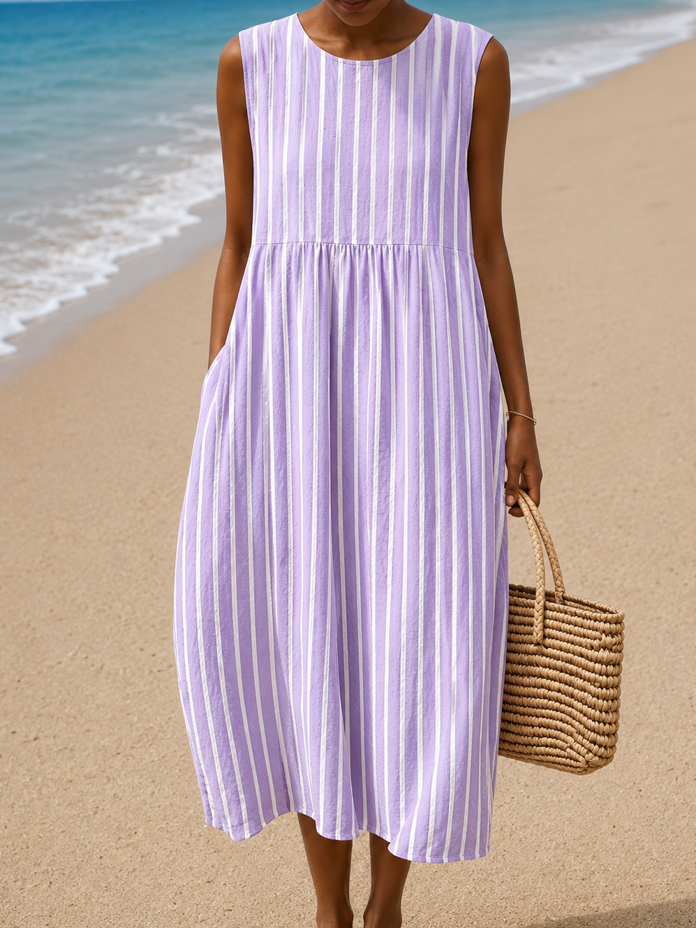 Clarisse | Cotton Midi Dress