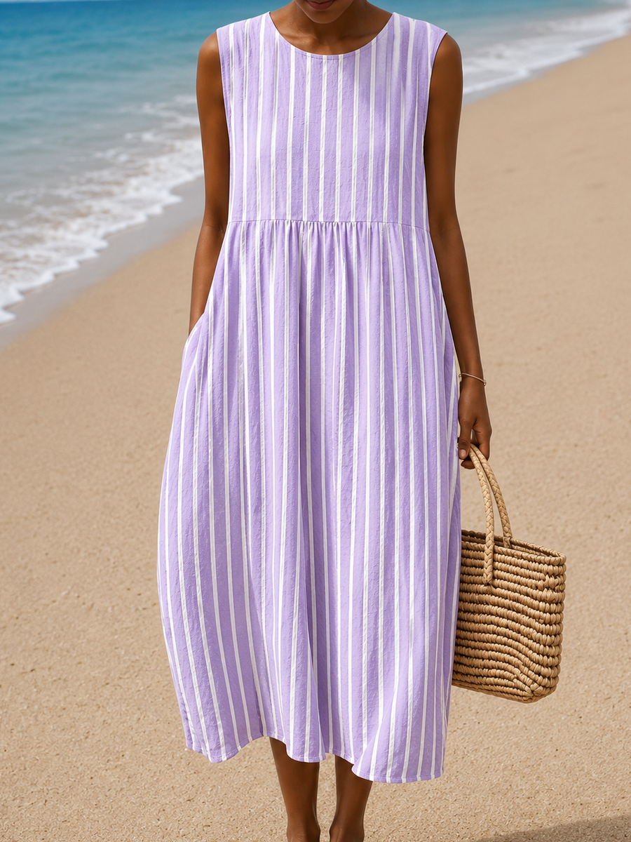 Clarisse | Cotton Midi Dress