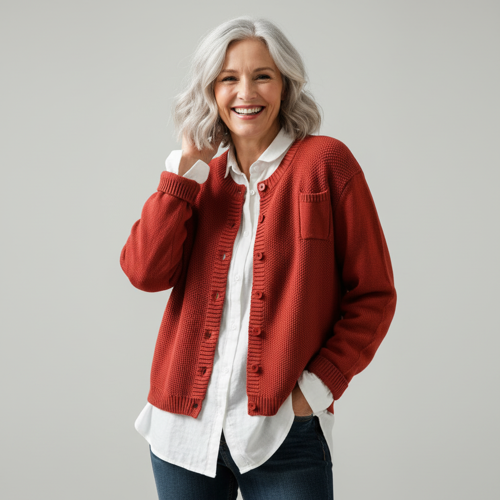 Lavinia | Relaxed Button Up Cardigan