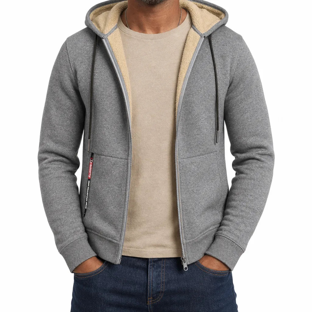 Arden | Cozy Lined Full Zip Hoodie