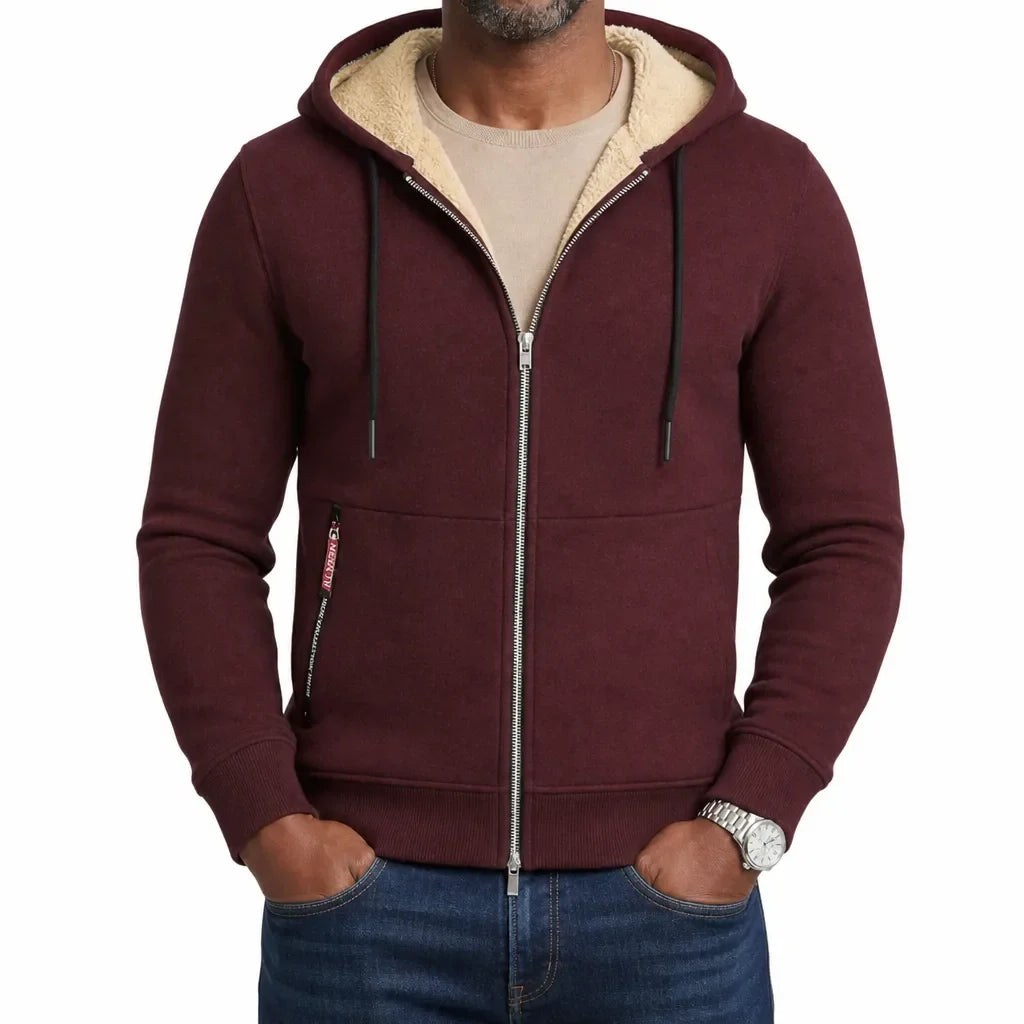 Arden | Cozy Lined Full Zip Hoodie
